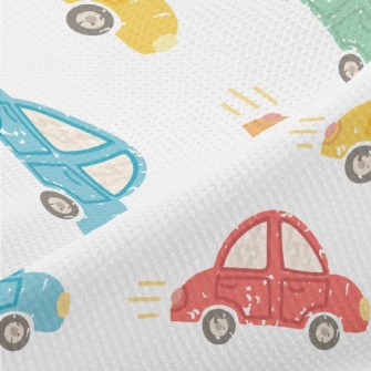 Cute Colorful Cars Piqué