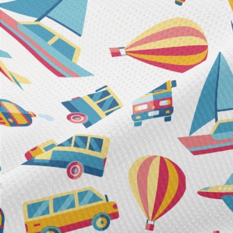 Cartoon Color Matching Transpo Piqué