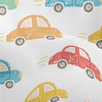 Cute Colorful Cars Lightweight Performance Linen