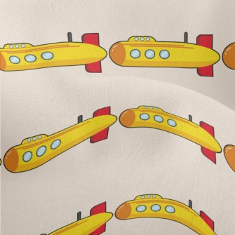Cartoon Submarine Lightweight Performance Linen