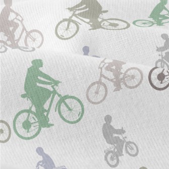 Cyclist Silhouette Modern Jersey