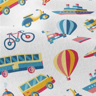 Cartoon Color Matching Transpo Modern Jersey