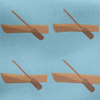 Canoe And Paddle Jersey Backed Fleece