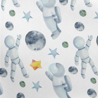 Watercolor Space Elements Pongee