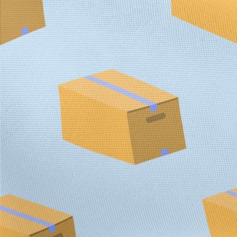 Cartoon Logistics Carton Pongee