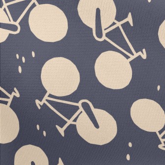 Cute Bicycle Silhouette Pongee