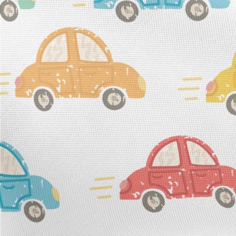 Cute Colorful Cars Pongee