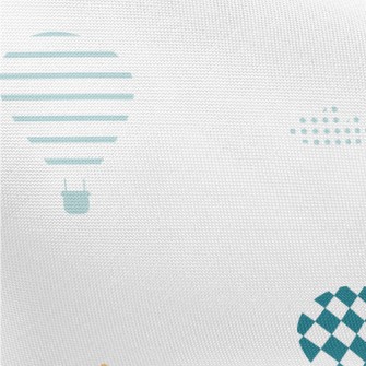 Colorful Pattern Hot Air Ballo Pongee