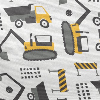 Construction Vehicle Pongee