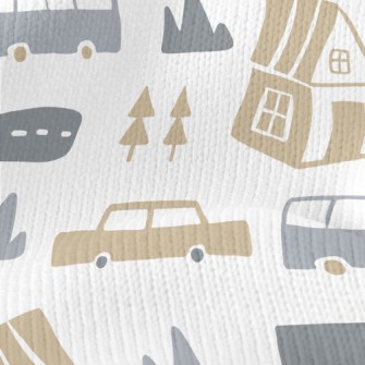 House And Car Graffiti Stretch Jersey