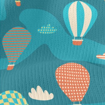 Colorful And Cute Hot Air Ball Stretch Jersey