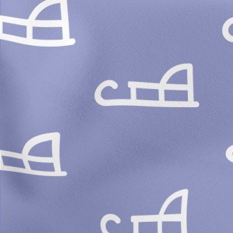 Simple White Sled Lightweight Cotton Poplin