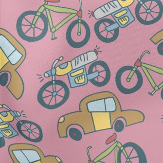 Children&#39;s Transportation  Lightweight Cotton Poplin