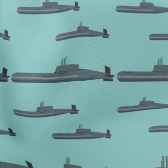 Black Submarine Lightweight Cotton Poplin
