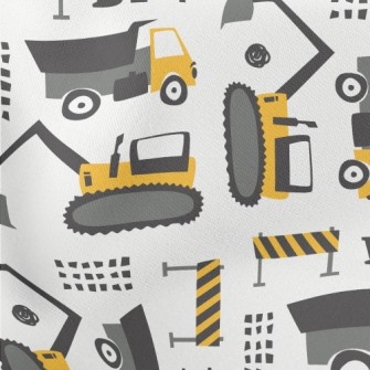 Construction Vehicle Lightweight Cotton Poplin