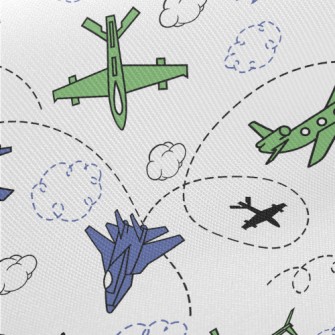 Airplanes And Jets Midweight Cotton Poplin