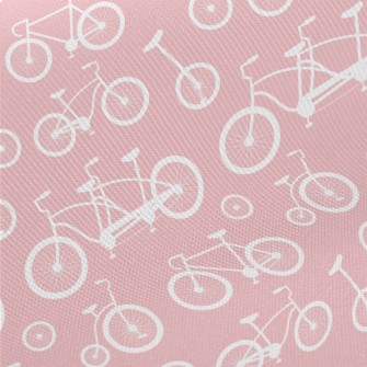 Various Bicycle Silhouettes Midweight Cotton Poplin