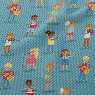 Children&#39;s Music Performan Birdseye Piqué