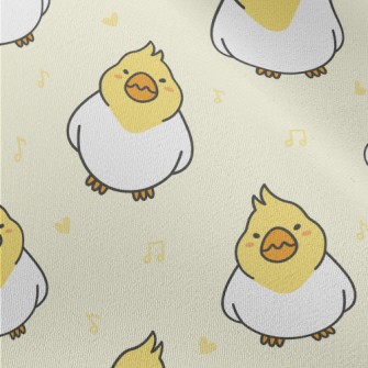 Cartoon Cockatiel Chiffon