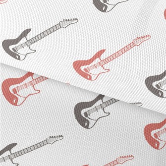 Two-color Hand-painted Guitar Waterproof Oxford