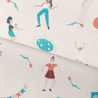 Disco Party Waterproof Oxford
