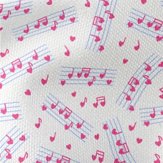 Love Music Notes Waterproof Canvas