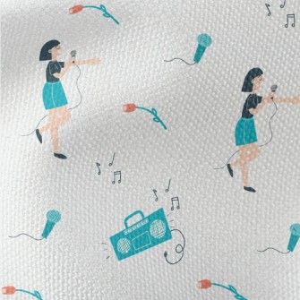 Singing Girl Waterproof Canvas