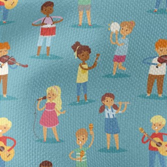 Children&#39;s Music Performan Waterproof Canvas