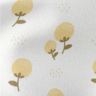 Cute Yellow Buds Waterproof Canvas