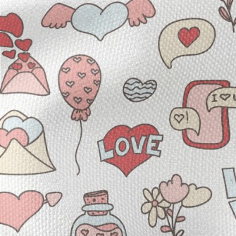 Romantic Valentine's Day D Waterproof Canvas