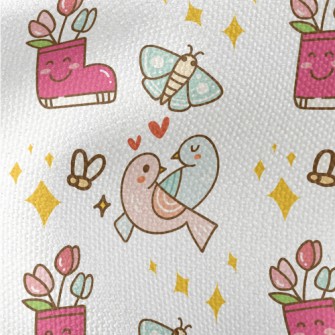 Romantic Spring Morning Waterproof Canvas