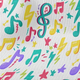 Colorful Musical Note Graffiti Terry