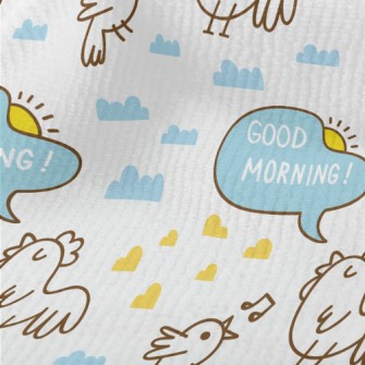 Hand Drawn Good Morning Rooste Terry