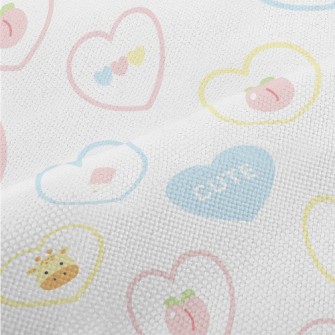 Cute Love Giraffe Performance Linen
