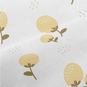 Cute Yellow Buds Performance Linen