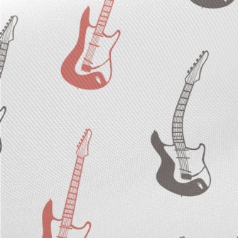 Two-color Hand-painted Guitar Twill