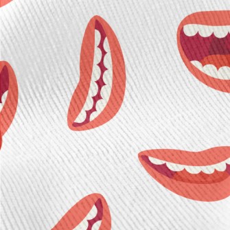 Cartoon Smiling Mouth Standard Corduroy