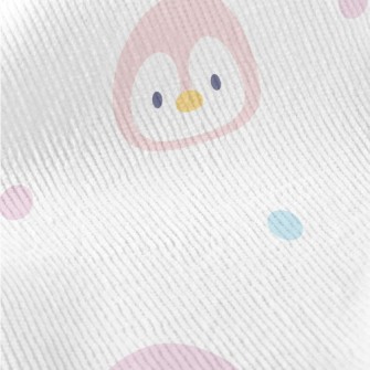 Colorful Cartoon Penguin Standard Corduroy