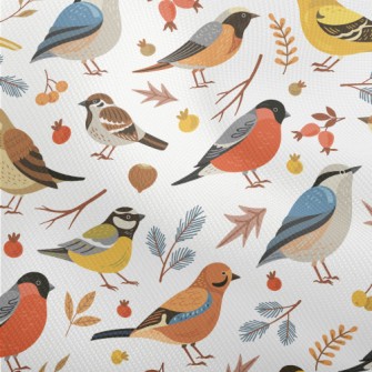 Winter Forest Birds Dobby