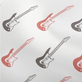 Two-color Hand-painted Guitar Dobby