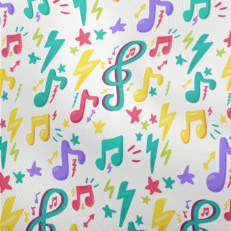 Colorful Musical Note Graffiti Dobby
