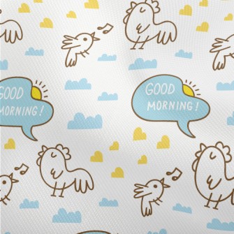 Hand Drawn Good Morning Rooste Dobby