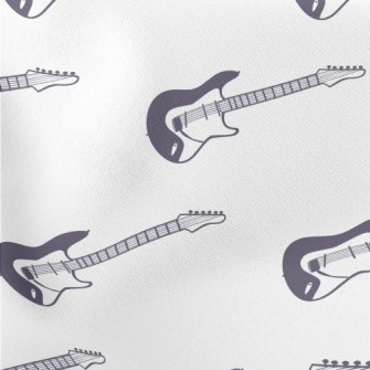 Hand Drawn Electric Guitar Stretch Ponte