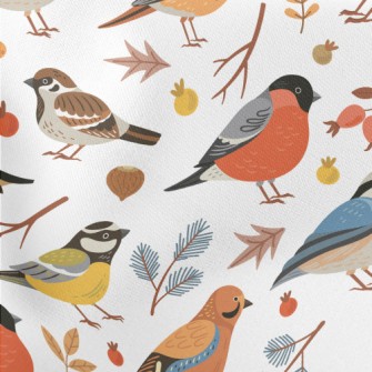 Winter Forest Birds Stretch Ponte