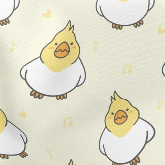 Cartoon Cockatiel Stretch Ponte