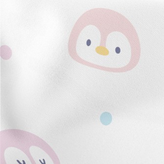 Colorful Cartoon Penguin Stretch Ponte