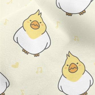 Cartoon Cockatiel Micro Fleece