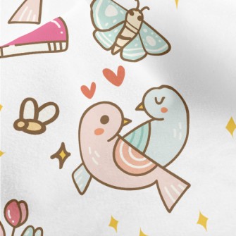 Romantic Spring Morning Micro Fleece