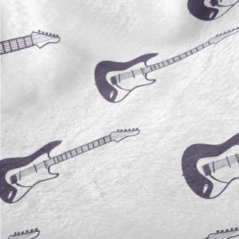 Hand Drawn Electric Guitar Minky