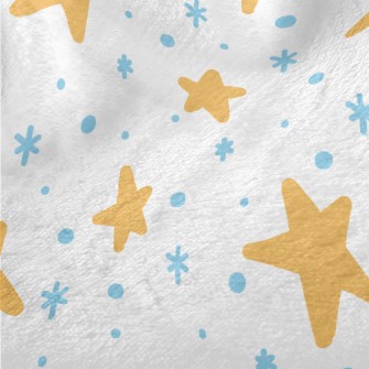 Cartoon Doodle Stars Minky